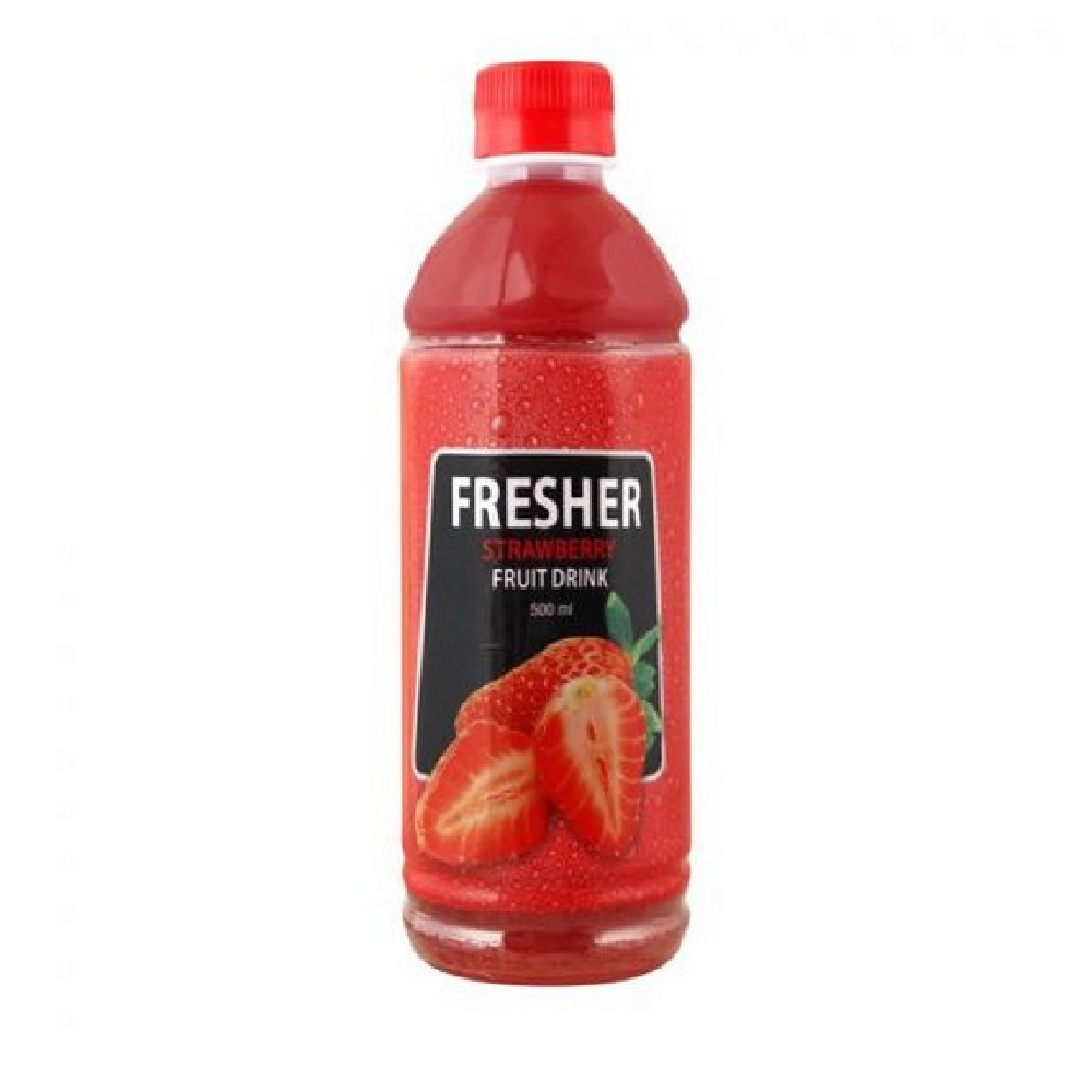 FRESHER JUICE STRAWBERRY 500 ML Default Title - MamasJan Grocery