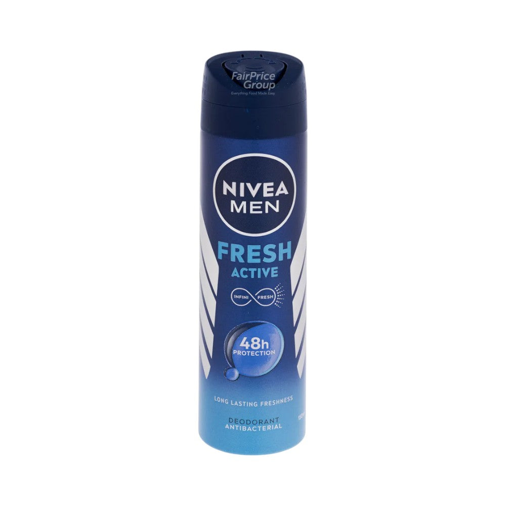 NIVEA MEN DEODORANT FRESH ACTIVE 150 ML Default Title - MamasJan Grocery Nonfood