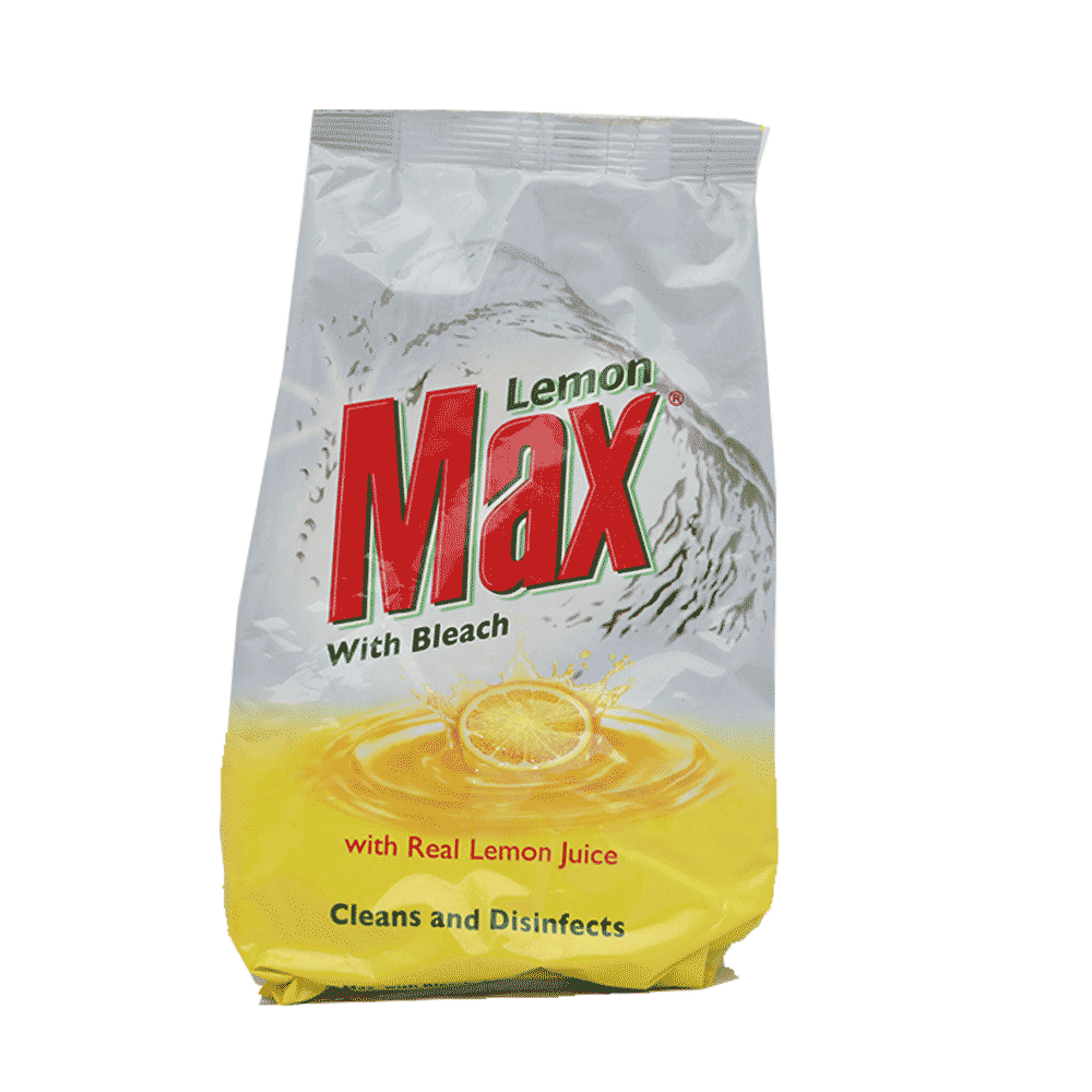 LEMON MAX DISHWASH POWDER WITH BLEACH 790 GM Default Title - MamasJan Grocery Nonfood
