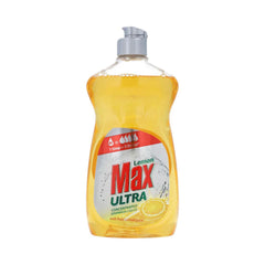 LEMON MAX DISHWASH LIQUID ULTRA YELLOW 500 ML Default Title - MamasJan Grocery Nonfood