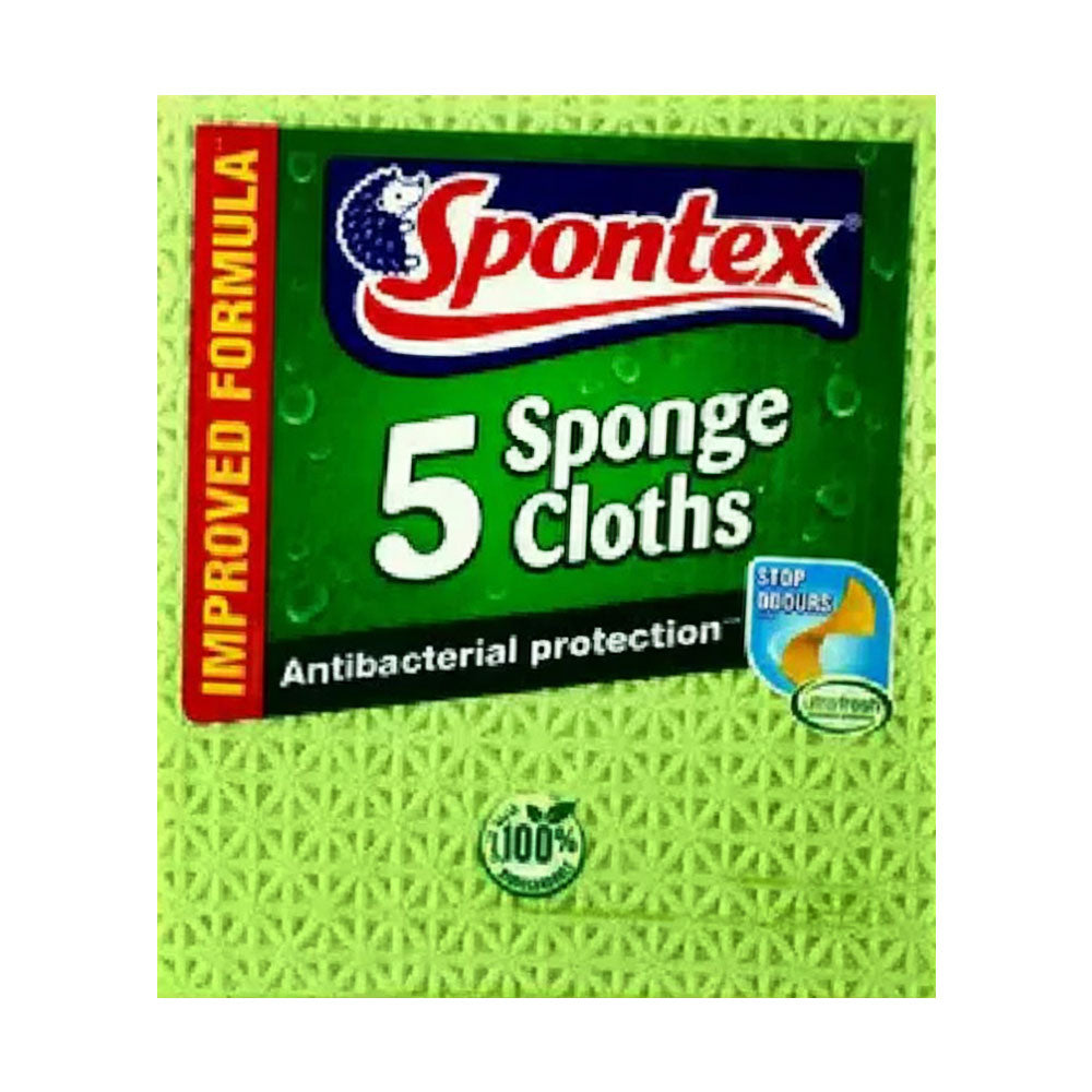 SPONTEX 5 SPONGE CLOTHS PC Default Title - MamasJan Grocery Nonfood