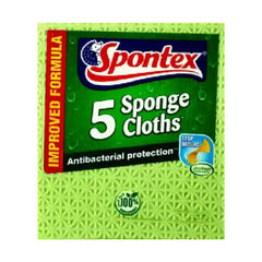 SPONTEX 5 SPONGE CLOTHS PC Default Title - MamasJan Grocery Nonfood