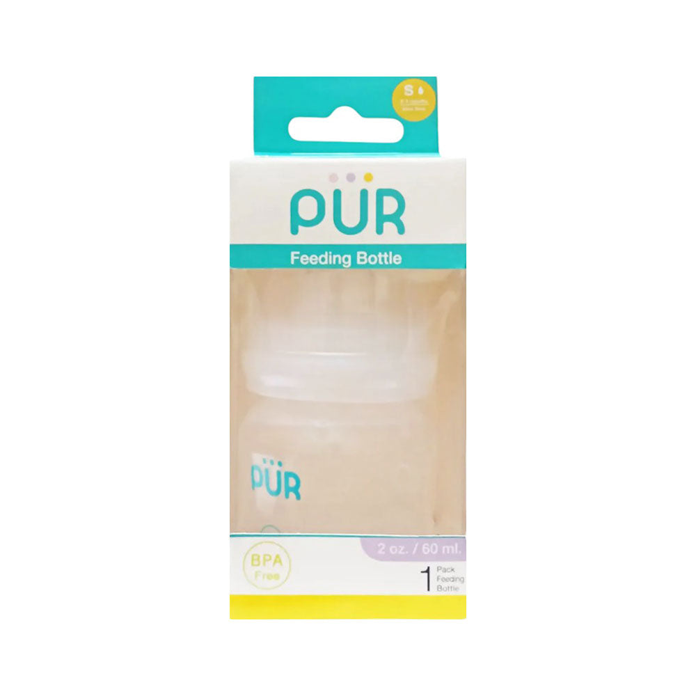 PUR NEW BORN FEEDING BOTTLE 9024 60 ML Default Title - MamasJan Grocery Nonfood