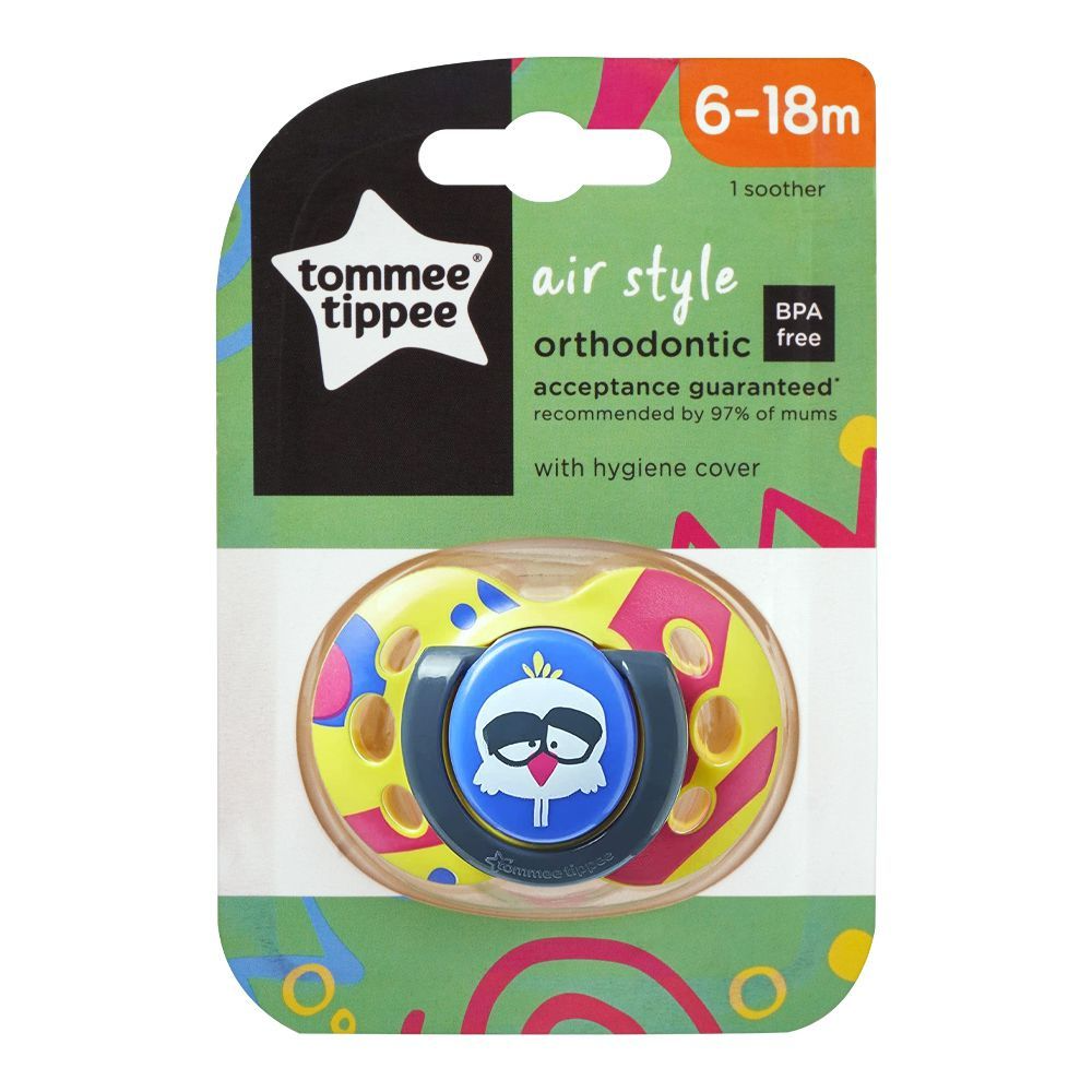 TOMMEE TIPPEE SOOTHER AIR STYLE 433377 BASIC 6-18M Default Title - MamasJan Grocery Nonfood