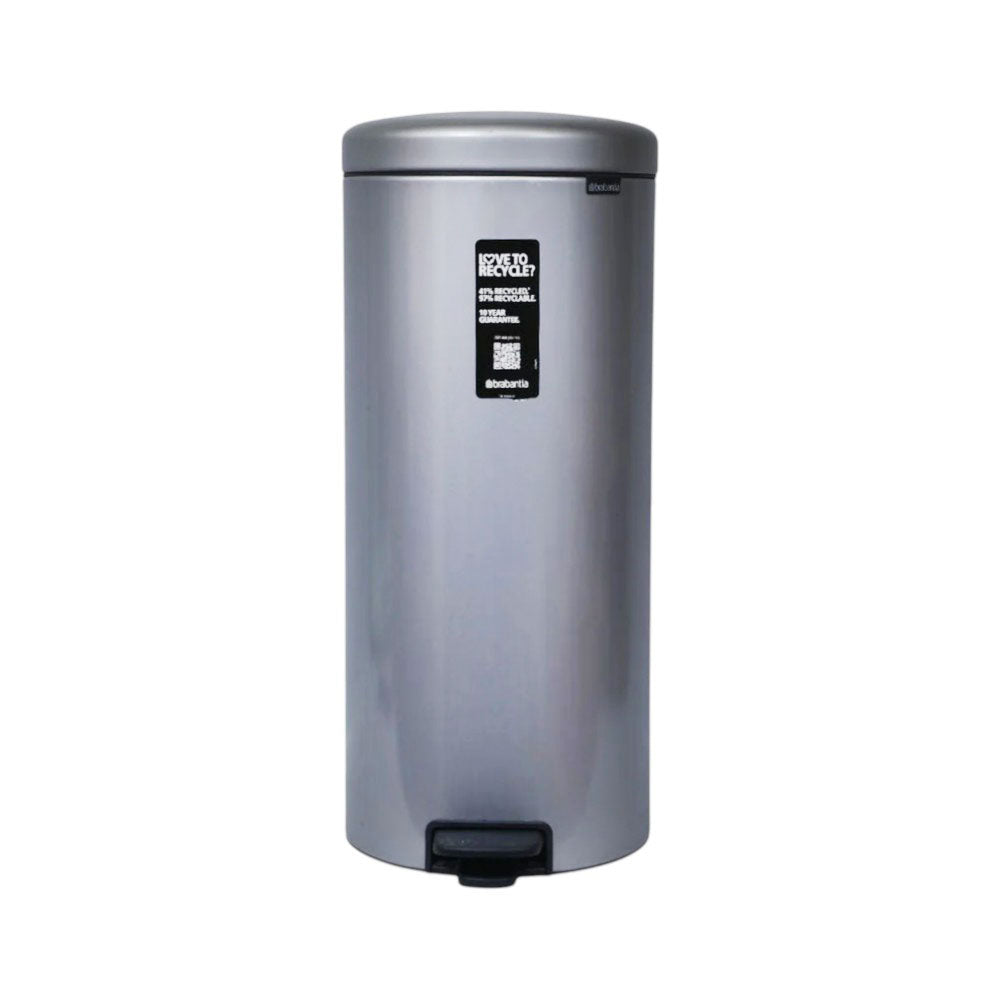 DUST BIN BRABANTIA 30LTR 114465 BASIC Default Title - MamasJan Crockery
