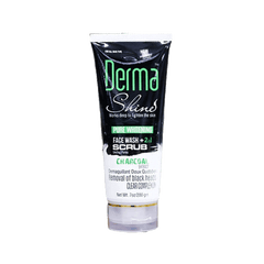 DERMA SHINE FACE WASH AND SCRUB TUBE 200 GM Default Title - MamasJan skincare