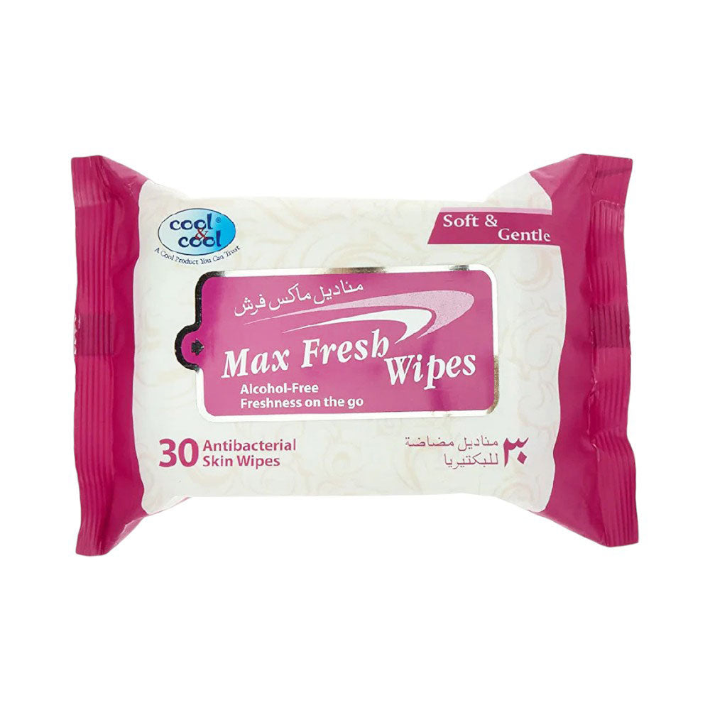 COOL N COOL MAX FRESH SKIN WIPES 30PC BASIC Default Title - MamasJan Grocery Nonfood