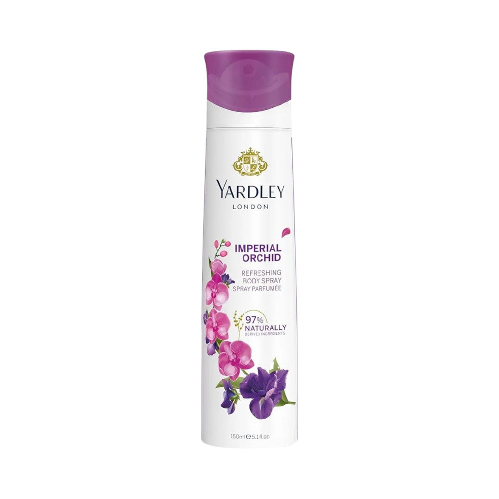 YARDLEY DEODORANT BODY SPRAY IMPERIAL ORCHID 150 ML Default Title - MamasJan Grocery Nonfood