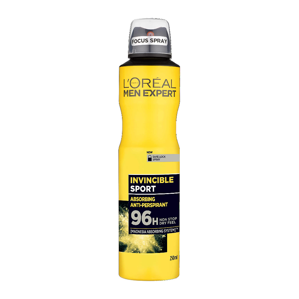 LOREAL MEN EXPERT DEODORANT INVINCIBLE SPORT 250 ML Default Title - MamasJan Grocery Nonfood
