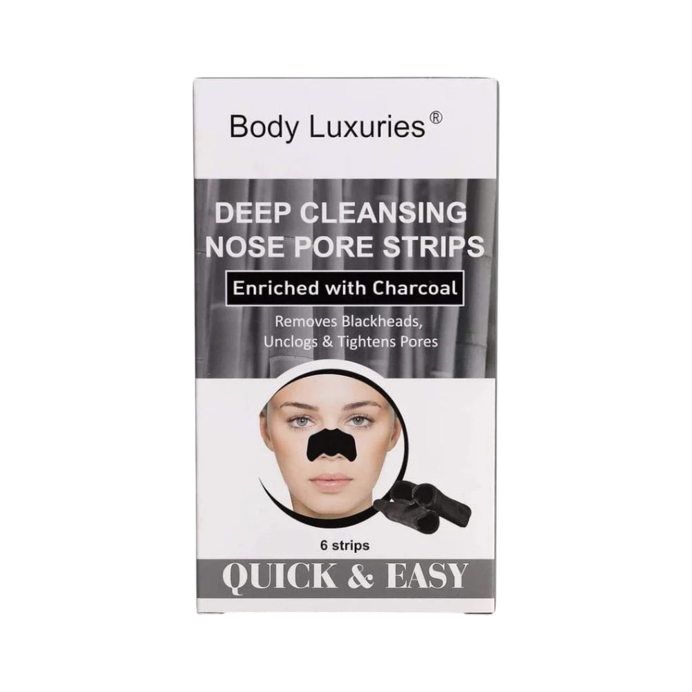 BODY LUXURIES NOSE STRIPS CHARCOAL 6S PC Default Title - MamasJan skincare
