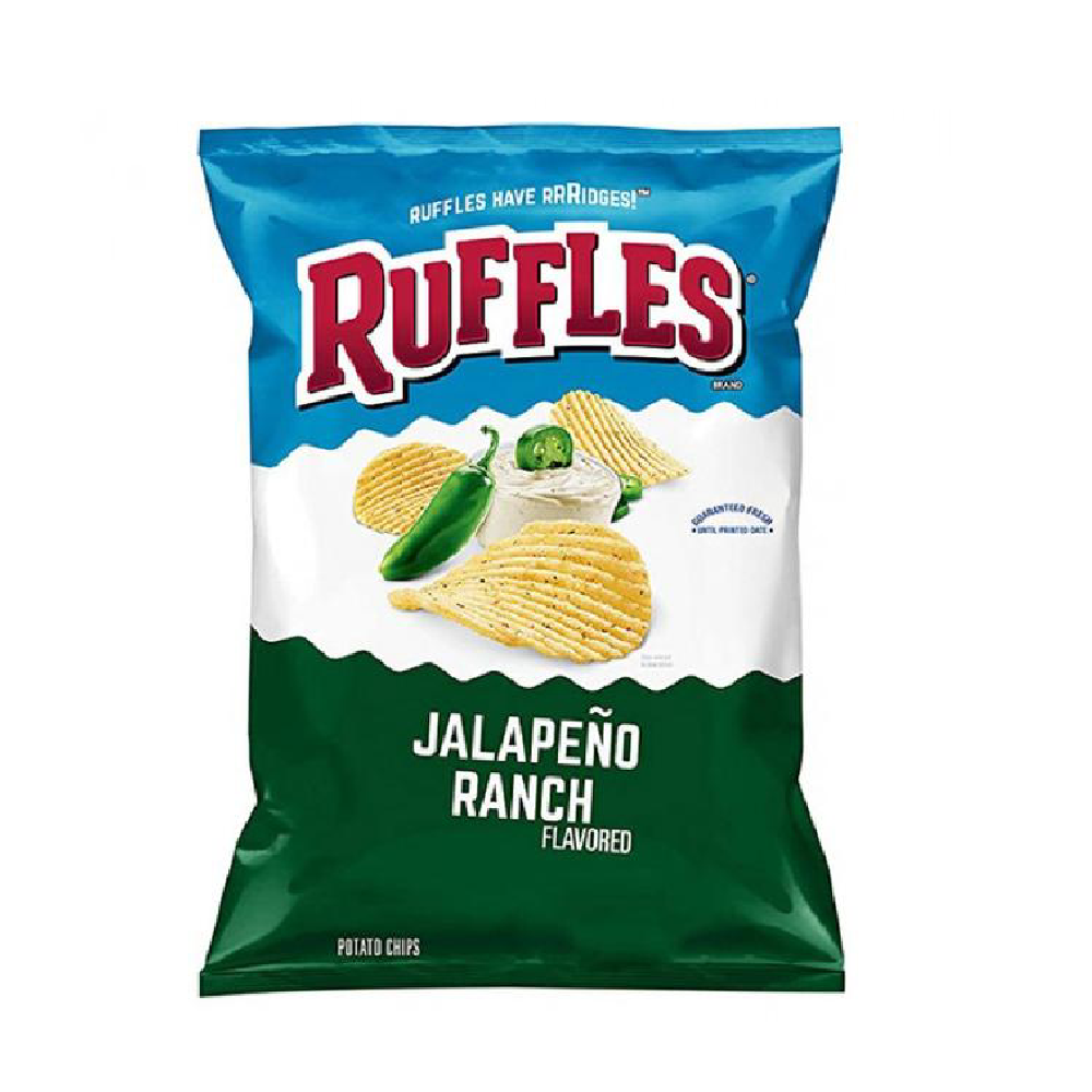 RUFFLES CHIPS JALAPENO RANCH 184.2 GM BASIC Default Title - MamasJan Grocery
