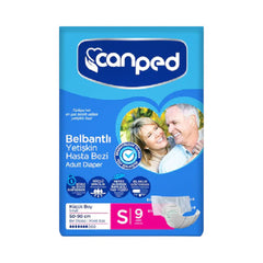 CANPED DIAPER ADULT SMALL 9PCS 50-90 CM BASIC Default Title - MamasJan Grocery Nonfood