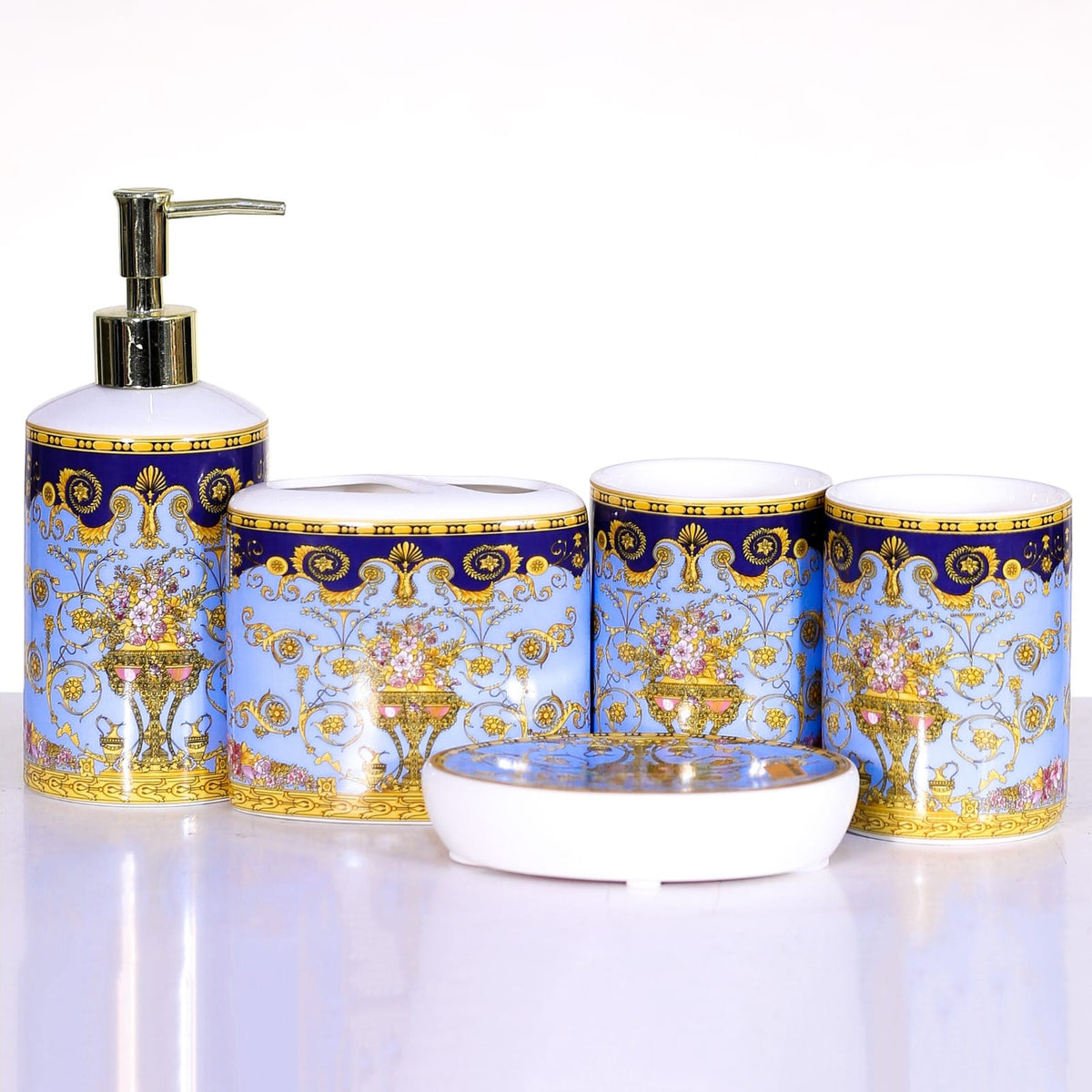 Bath Room Set 5Pc Royal Bistro K061-5-650Ls Basic Default Title - MamasJan Decoration