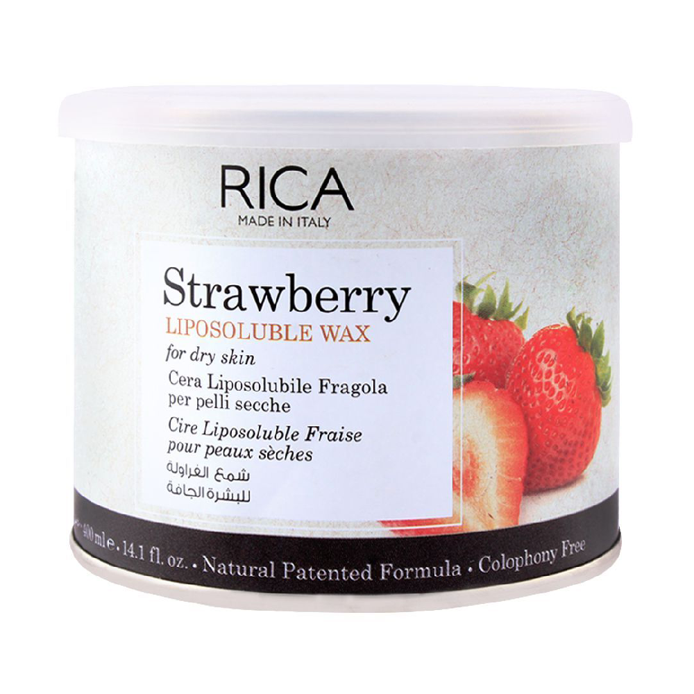 RICA LIPOSOLUBLE WAX STRAWBERRY 400 ML BASIC Default Title - MamasJan skincare