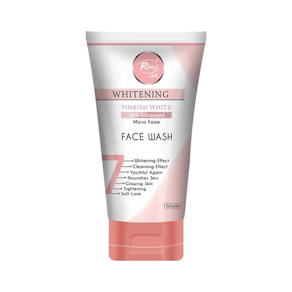 RIVAJ PINKISH WHITE ADVANCED FACE WASH 120ML Default Title - MamasJan skincare