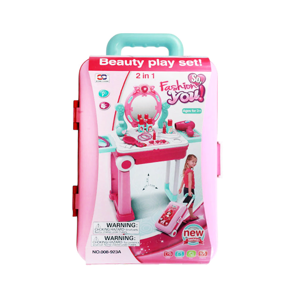 008-923A BEAUTY FASHION PLAY SET 2IN1 BASIC Default Title - MamasJan Toys
