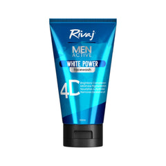 RIVAJ MEN ACTIVE WHITE POWER FACE WASH 100ML Default Title - MamasJan skincare
