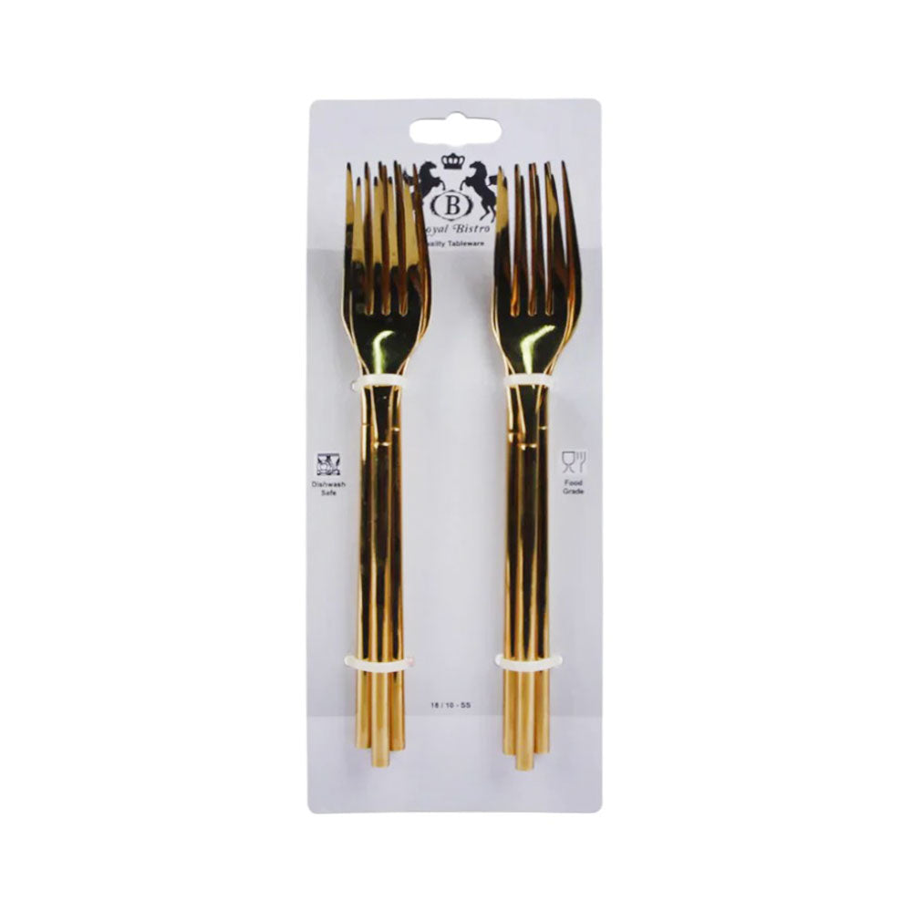 TABLE FORK GOLD IR 2002 BASIC Default Title - MamasJan Crockery