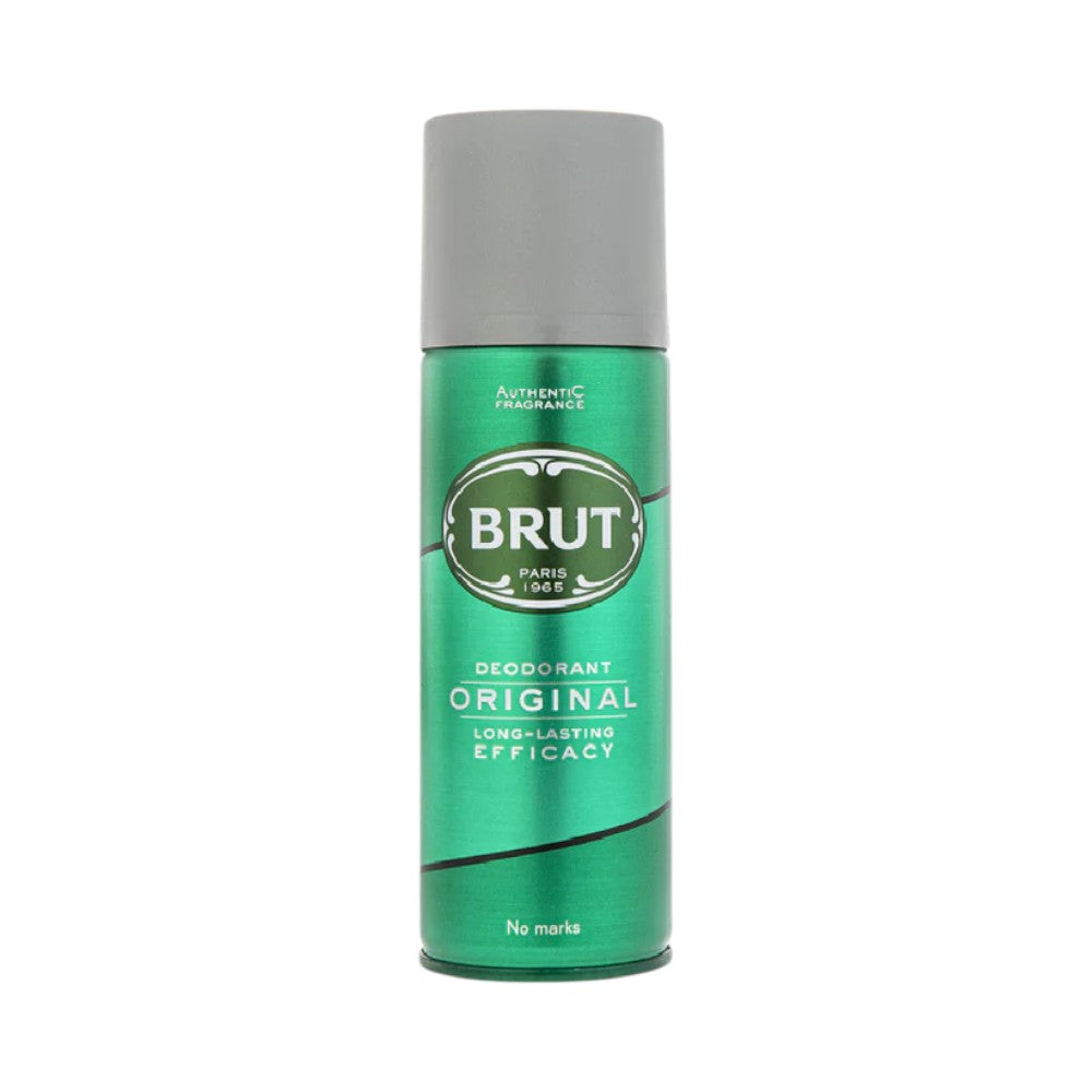 BRUT DEODORANT AUTHENTIC ORIGINAL LONG LASTING 200 ML Default Title - MamasJan Grocery Nonfood