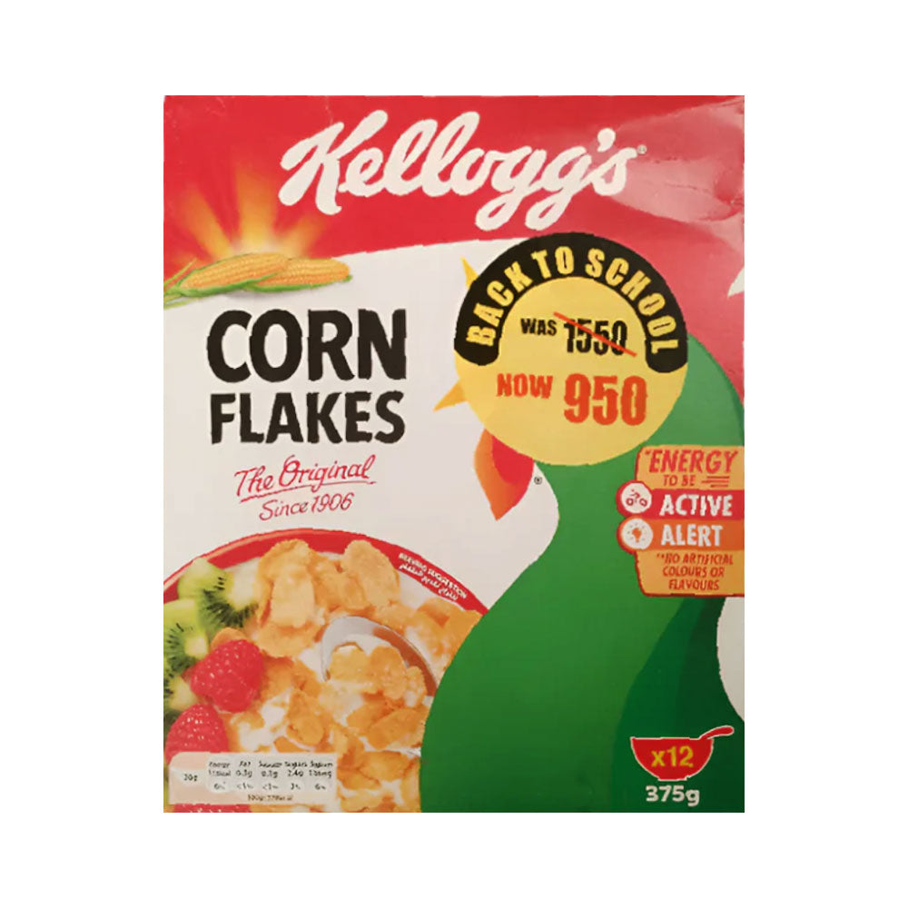 KELLOGGS CEREAL CORN FLAKES 375 GM BASIC Default Title - MamasJan GroceryFoods