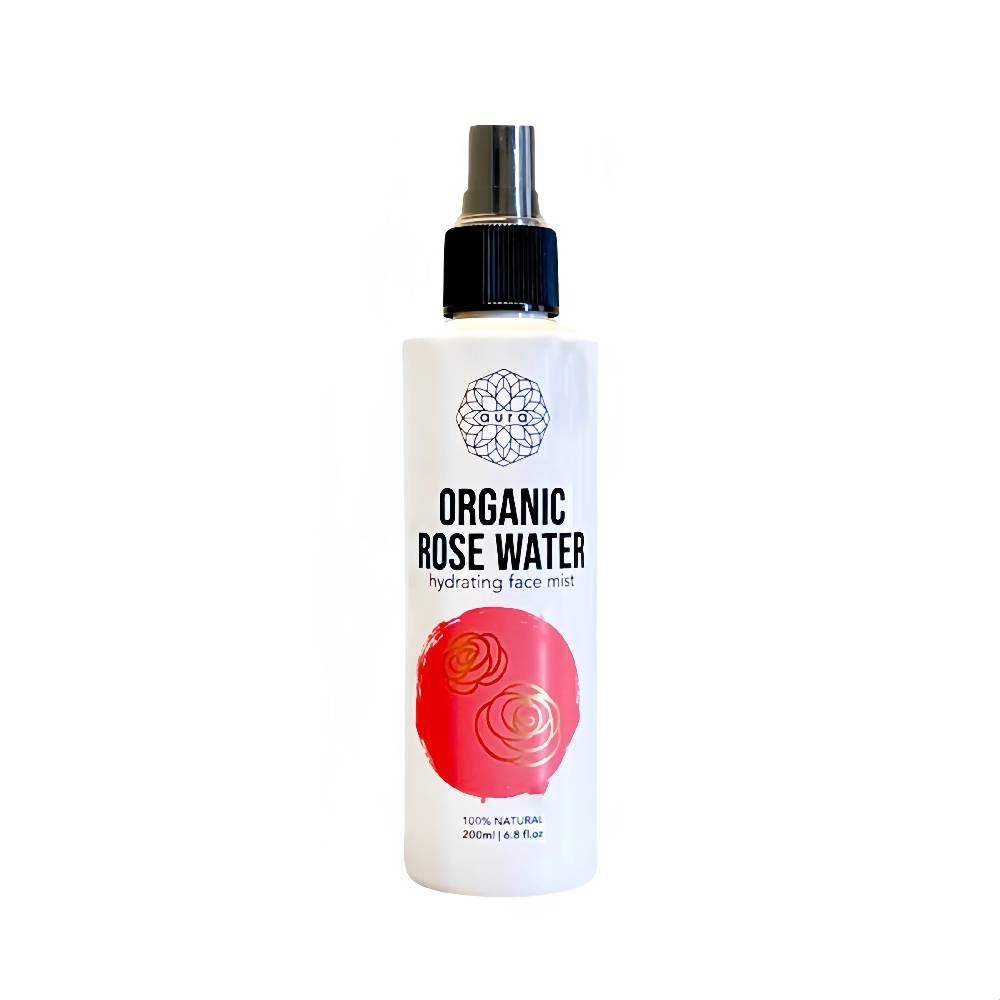 AURA ORGANIC ROSE WATER 260ML Default Title - MamasJan Makeup