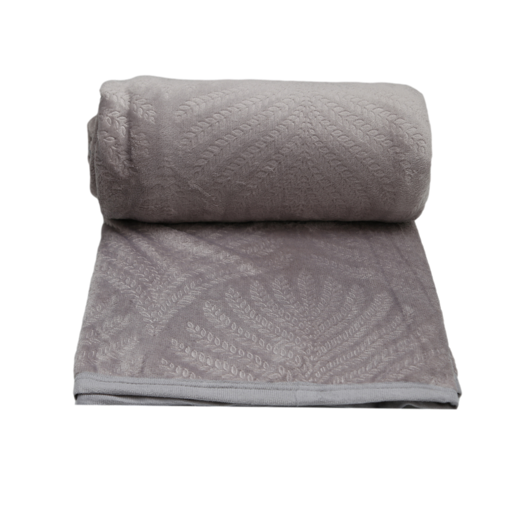 Fleece Blanket Ir 190-193 Light Grey - MamasJan s