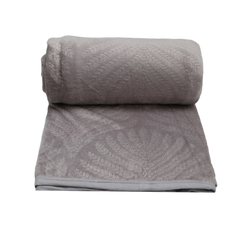 Fleece Blanket Ir 190-193 Light Grey - MamasJan s