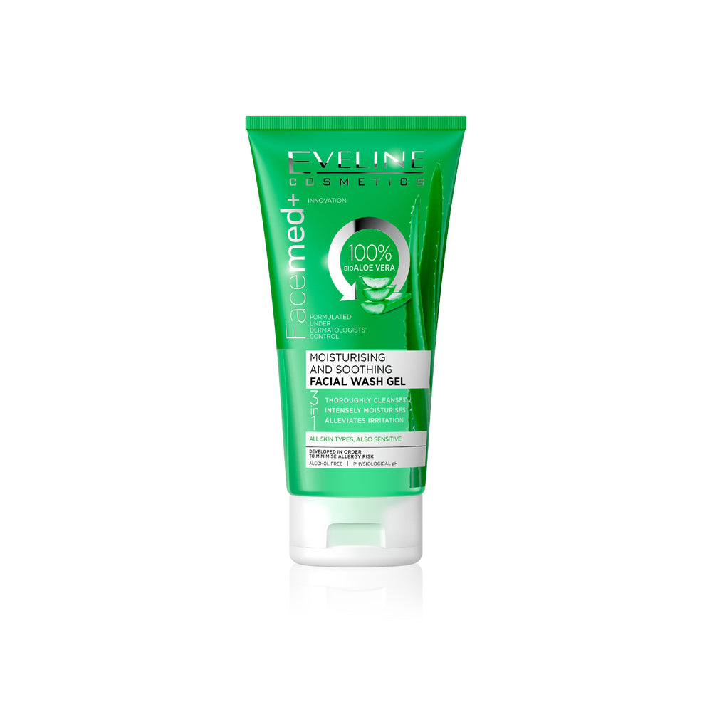 EVELINE FACEMED ALOE VERA FAICIAL WASH GEL 150 ML Default Title - MamasJan skincare