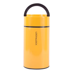 LOCK & LOCK LLLHC80230RG PORTABLE FOOD JAR 1 LTR ORANGE Default Title - MamasJan Crockery