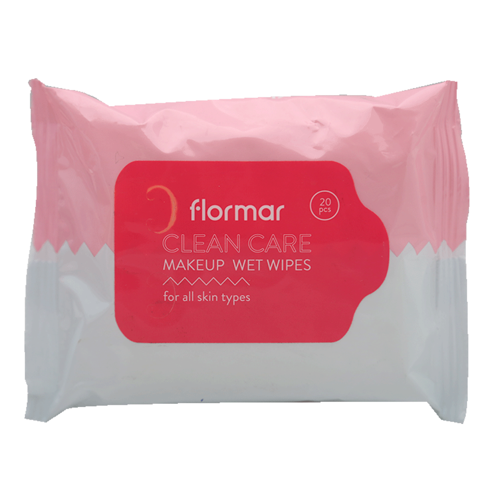 FLORMAR CLEAN CARE MAKEUP WET WIPES 20PCS Default Title - MamasJan Makeup