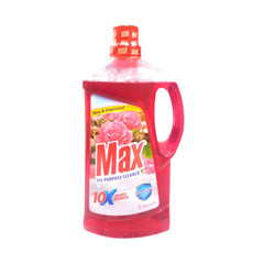 MAX CLEANER ALL PURPOSE ROSE FRESH 1 LTR Default Title - MamasJan Grocery Nonfood