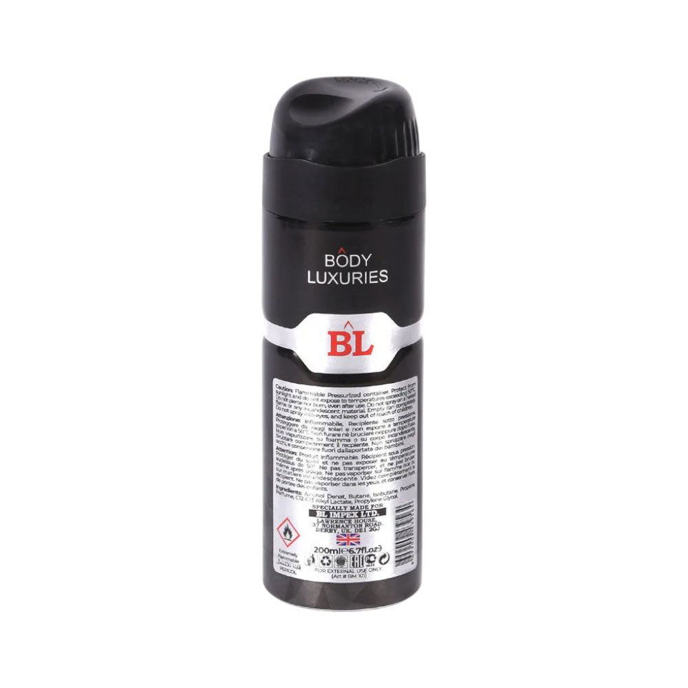 BODY LUXURIES DEODORANT VASSARI MEN 200 ML Default Title - MamasJan Grocery Nonfood