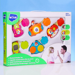 3111 HOLA RATTLE SET 5PC Default Title - MamasJan Toys