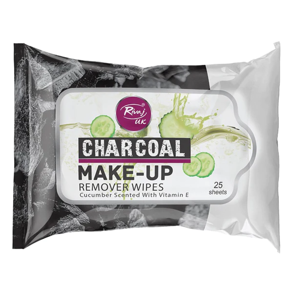 RIVAJ CHARCOAL MAKEUP REMOVER TISSUE 25 PCS Default Title - MamasJan skincare