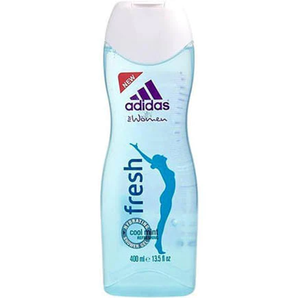 ADIDAS SHOWER GEL FRESH COOL MINT FOR WOMEN 400 ML Default Title - MamasJan Grocery Nonfood