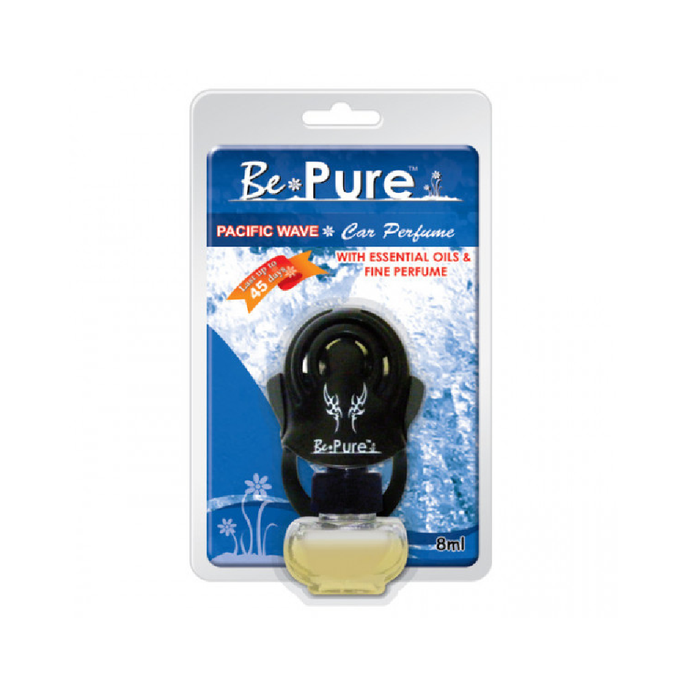 BE PURE CAR AIR FRESHNER PACIFIC WAVE 8 ML Default Title - MamasJan Grocery Nonfood