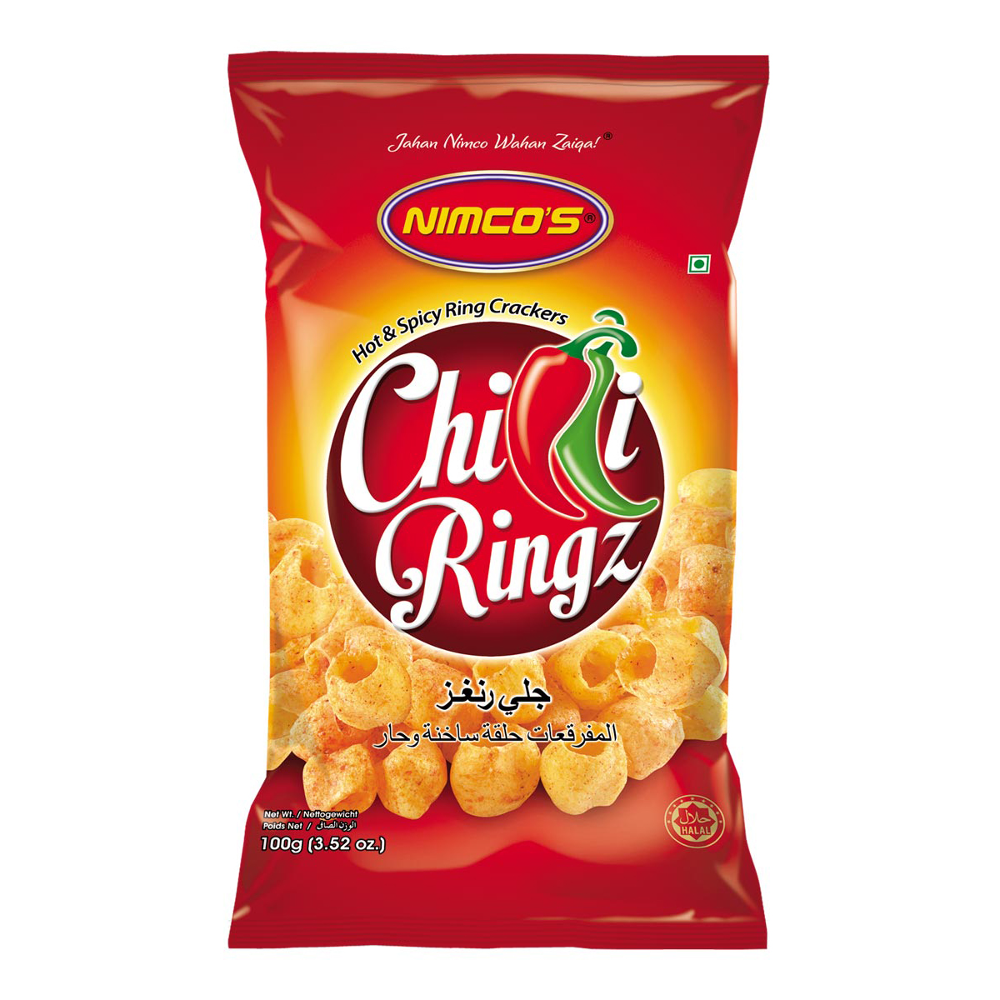 NIMCOS CHILLI RINGS 100 GM Default Title - MamasJan Grocery