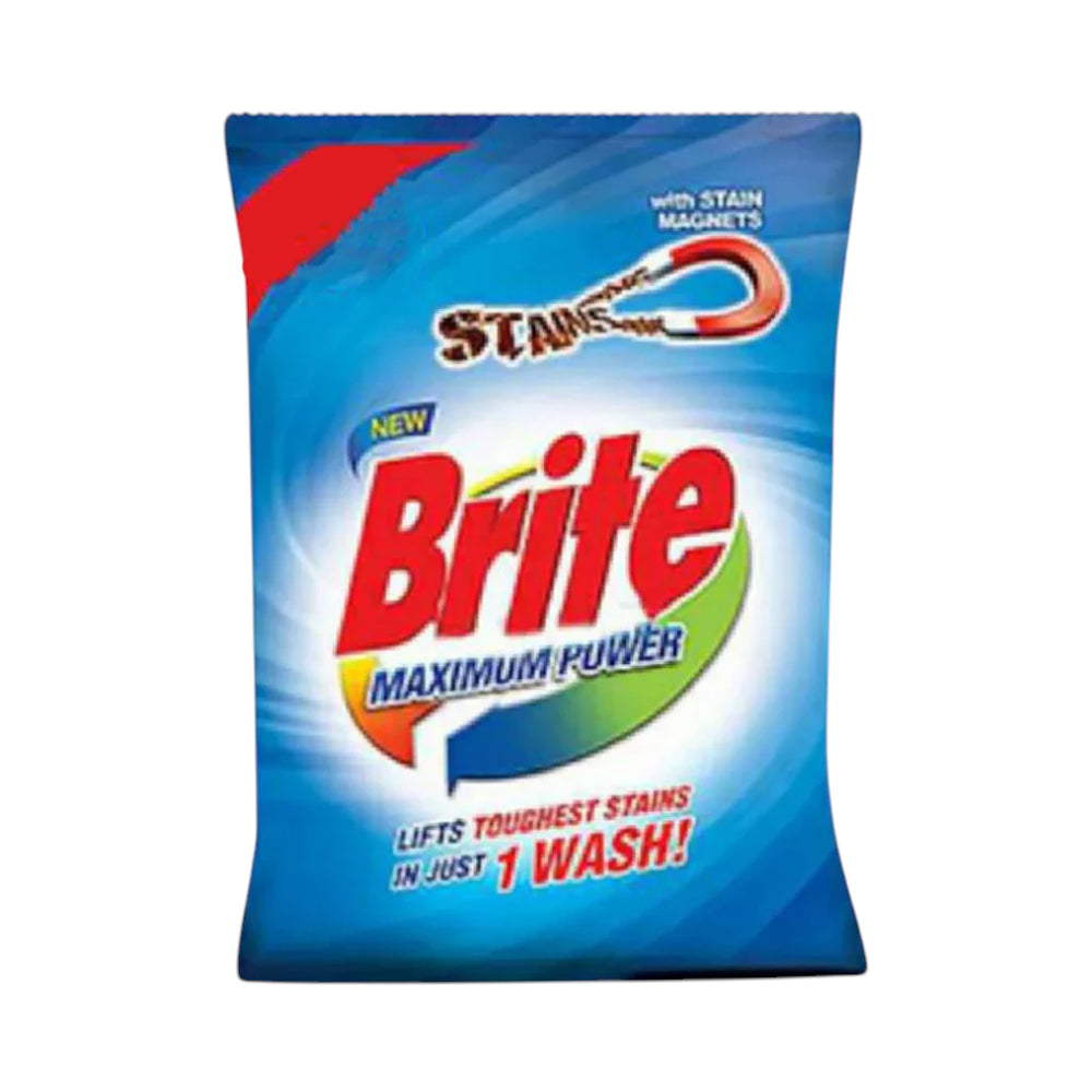 BRITE WASHING POWDER MAXIMUM POWER 40 GM Default Title - MamasJan Grocery Nonfood