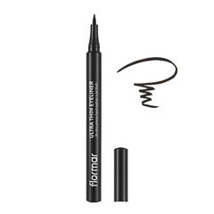 FLORMAR ULTRA THIN EYELINER LIQUID JET BLACK Default Title - MamasJan Makeup