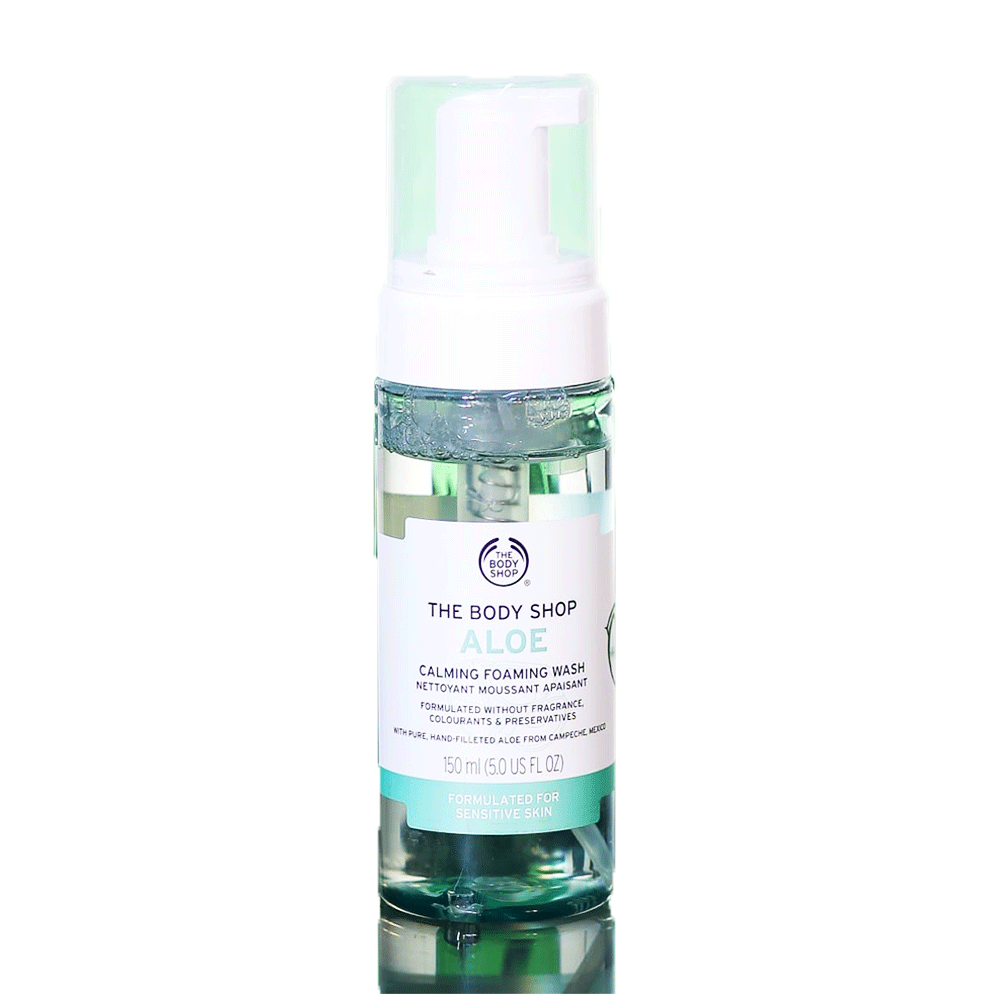 BODY SHOP ALOE CALMING FOAMING WASH 150ML Default Title - MamasJan Makeup