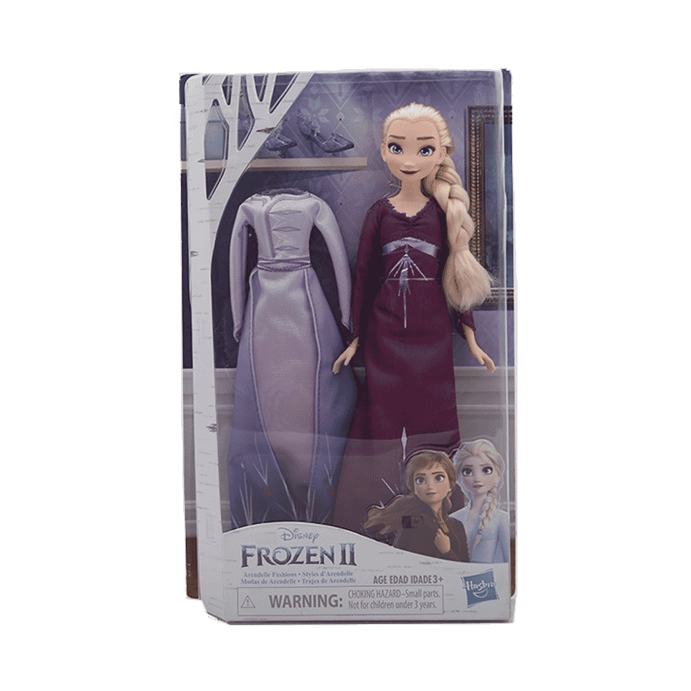 E6907 Hasbro Frozen 2 Elsa 2 Tenues Default Title - MamasJan Toys