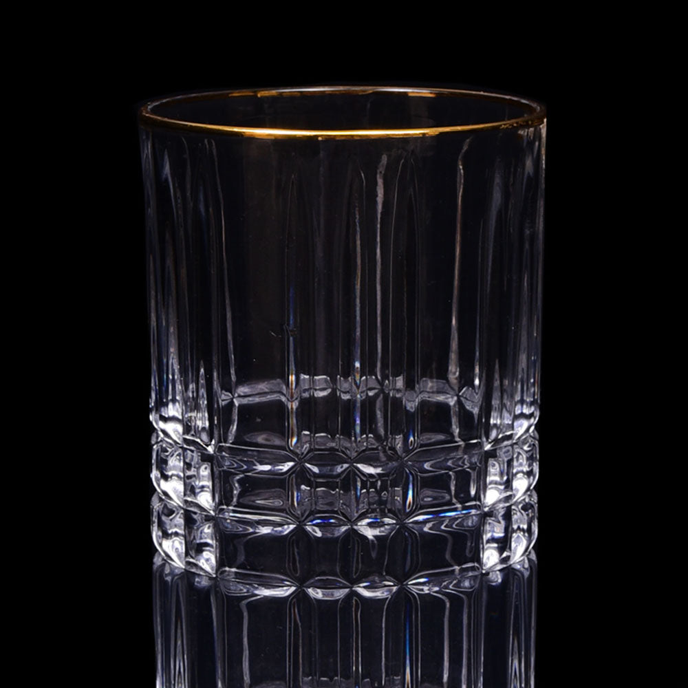 GLASS HONGLI GOLDEN IR G814D (Pack 6) Default Title - MamasJan Crockery