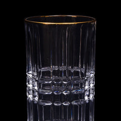GLASS HONGLI GOLDEN IR G814D (Pack 6) Default Title - MamasJan Crockery