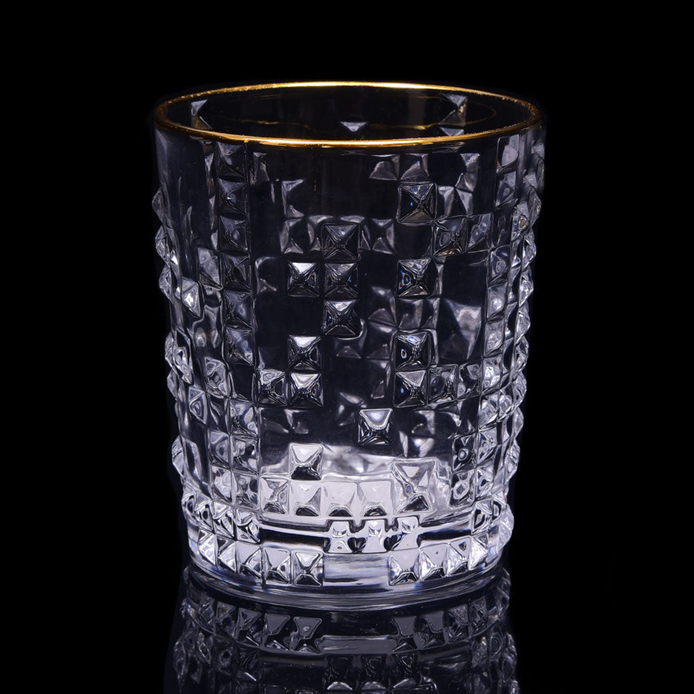 GLASS HONGLI GOLDEN IR G5412TE (Pack 6) Default Title - MamasJan Crockery
