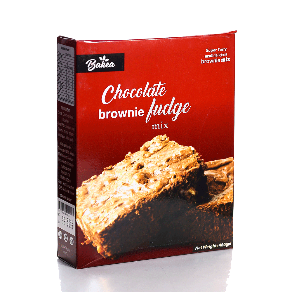 BAKEA CHOCOLATE FUDGE BROWNIE MIX 480 GM Default Title - MamasJan Grocery