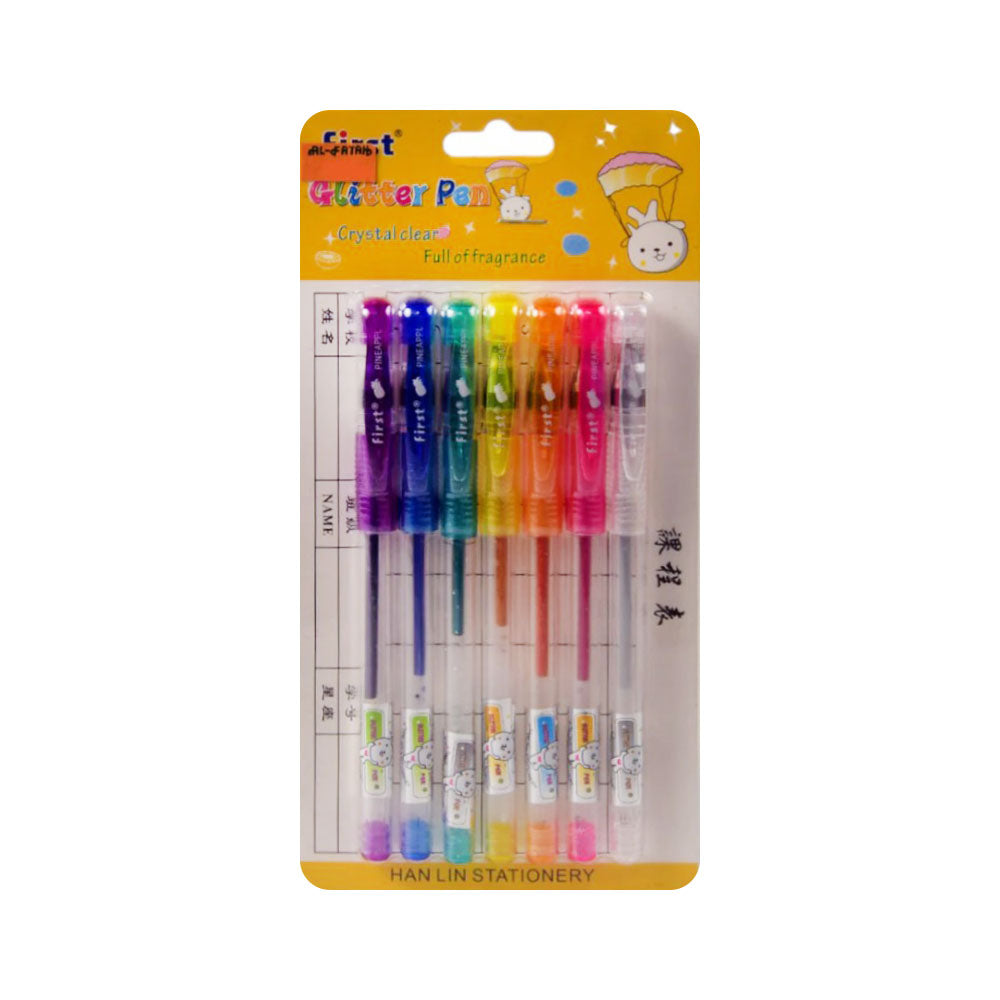 FIRST GLITTER PEN 7 PCS Default Title - MamasJan Toys