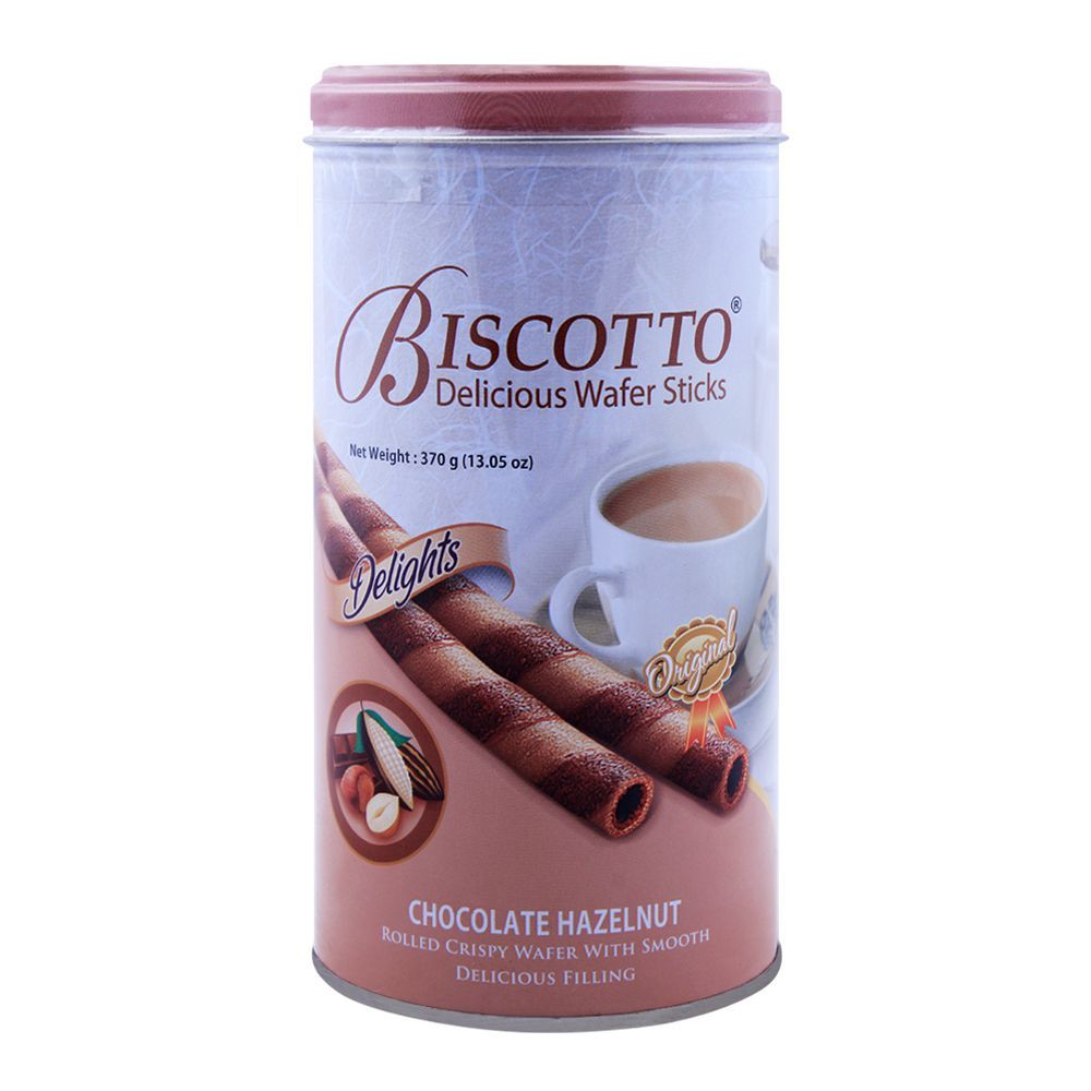 BISCOTTO WAFER STICKS CHOCOLATE HAZELNUT 370 GM Default Title - MamasJan Grocery