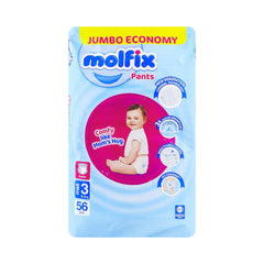 MOLFIX PANTS MIDI NO3 6-11 KG 56 PCS Default Title - MamasJan Grocery Nonfood