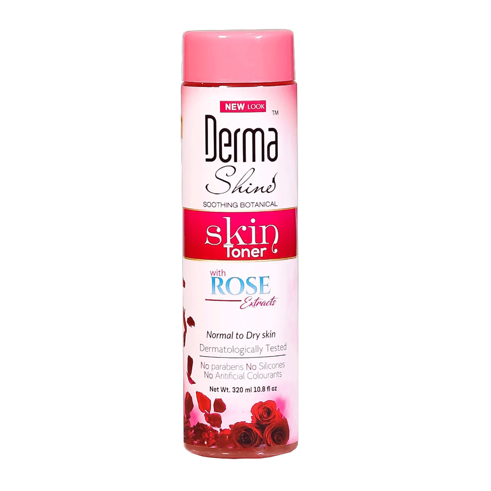 DERMA SHINE SOOTHING BOTANICAL TONER WITH ROSE 320 ML Default Title - MamasJan skincare