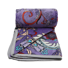 FLEECE BLANKET IR C21-22 Purple - MamasJan s